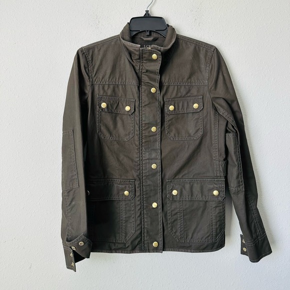J. Crew Safari Relaxed Boyfriend Field Utility Jacket - Picture 2 of 4